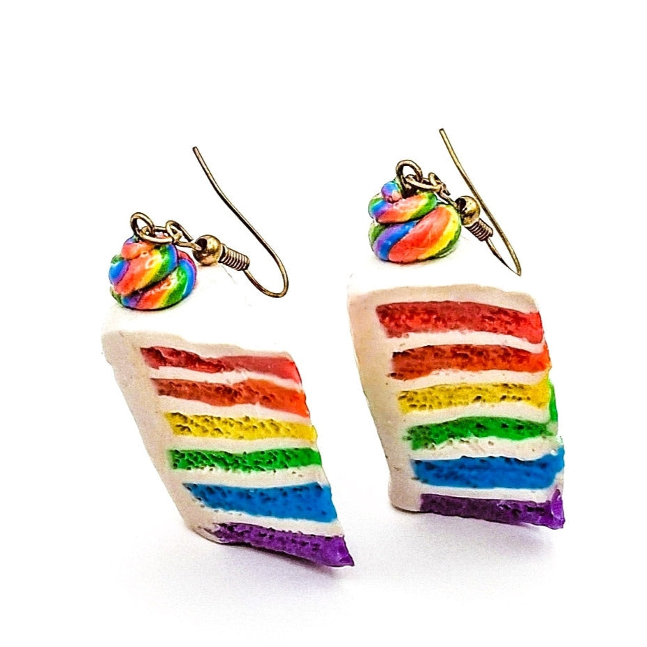 Pride Wedding Cake Drop Earrings